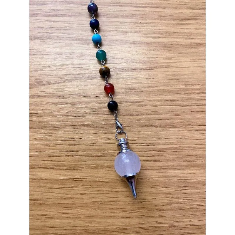 pendule cristal de roche - Laine tricot Perpignan Bouton d'Or