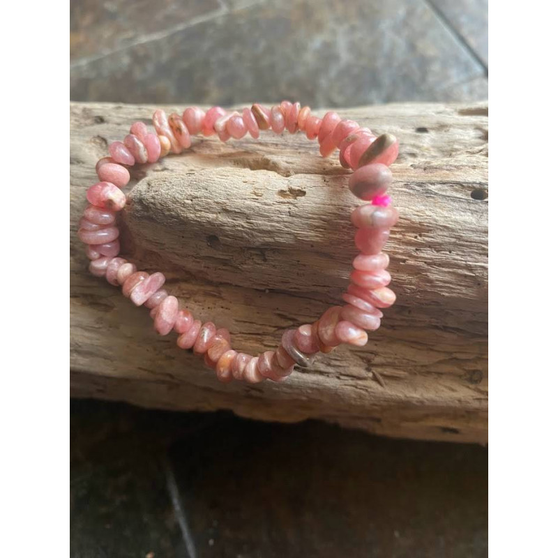 Bracelet Rhodochrosite - Lithothérapie | Hélène Riu