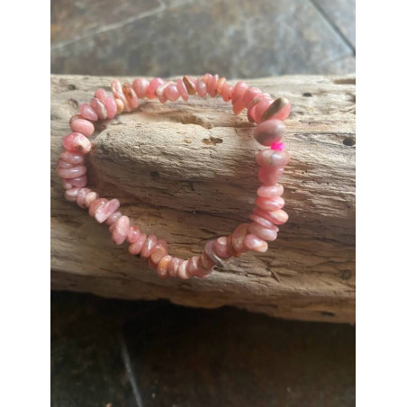 Bracelet Rhodochrosite - Lithothérapie | Hélène Riu