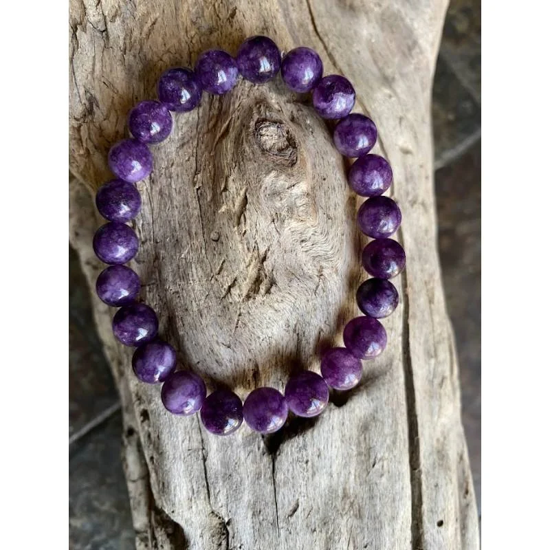 Bracelet Améthyste 8mm - Sérénité et Méditation - Bijou lithothérapie Améthyste