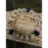 Bracelet Cristal Roche Lapis Lazuli 10mm - Spiritualité - Bijou lithothérapie Cristal