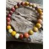 Bracelet Jaspe Mokaïte Australie 8mm - Vitalité Terre - Bijou lithothérapie Jaspe