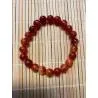 Bracelet Cornaline 8 mm- Énergie Solaire et Confiance - Bijou lithothérapie Cornaline