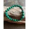 Bracelet Malachite Congo 8mm Guérison Confiance - Bijou lithothérapie bien-être