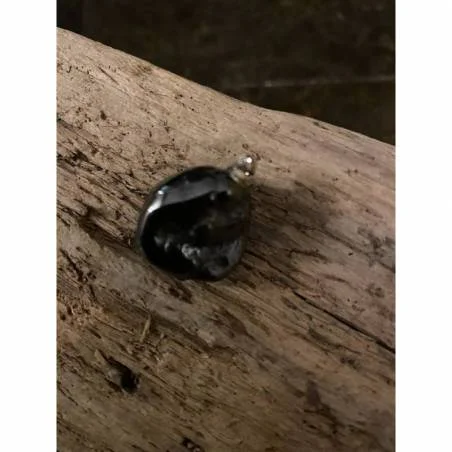 Pendentif Pierre Hématite - Bijou Lithothérapie - Bijou lithothérapie bien-être