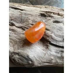 Pendentif Cornaline - Pierre de Vitalité et Créativité - Bijou lithothérapie Cornaline
