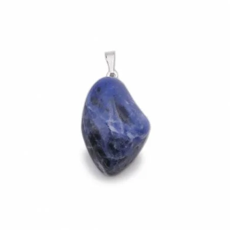 Pendentif Sodalite - Pierre Communication et Sérénité - Bijou lithothérapie bien-être