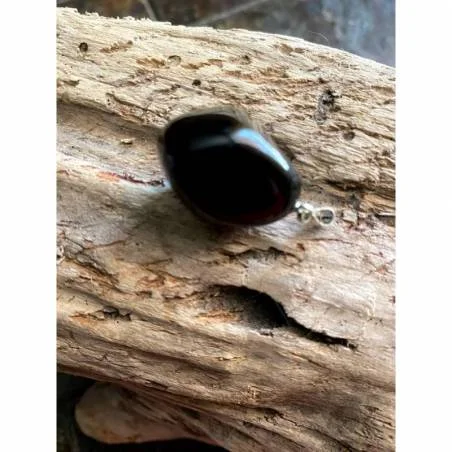 Pendentif Obsidienne Noire - Pierre Protection Puissante - Bijou lithothérapie Obsidienne