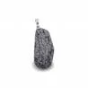 Pendentif Obsidienne Flocon Neige - Protection Douce - Bijou lithothérapie Obsidienne
