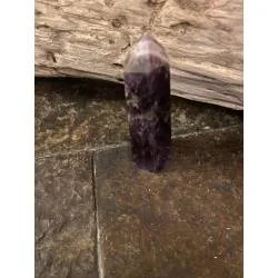 Obélisque Améthyste - Pierre Spiritualité et Méditation - Bijou lithothérapie Améthyste