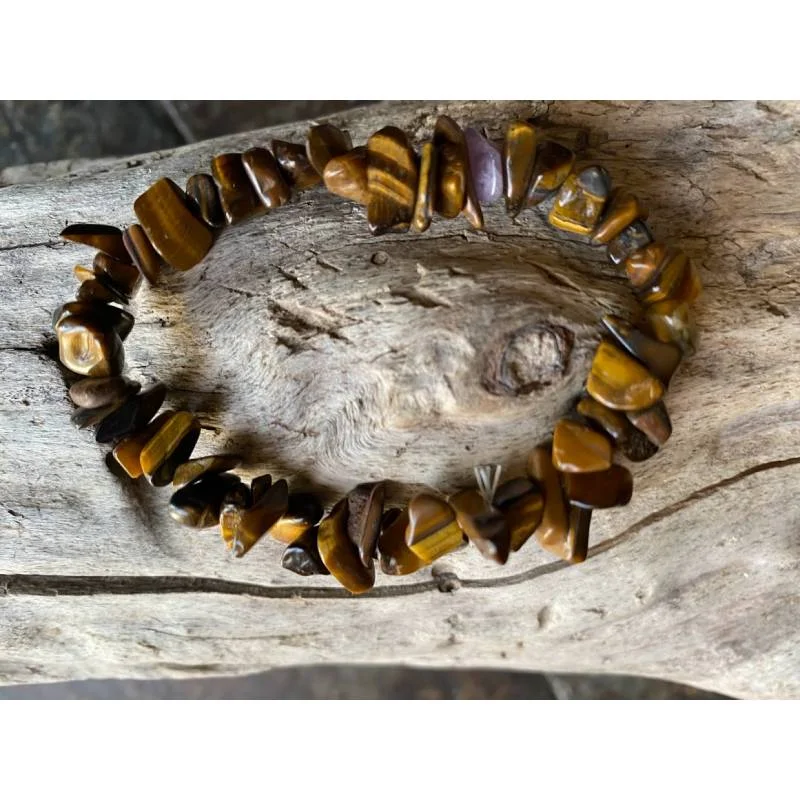 Bracelet Baroque Œil de Taureau - Protection Renforcée - Bijou lithothérapie bien-être