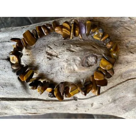 Bracelet Baroque Œil de Taureau - Protection Renforcée - Bijou lithothérapie bien-être